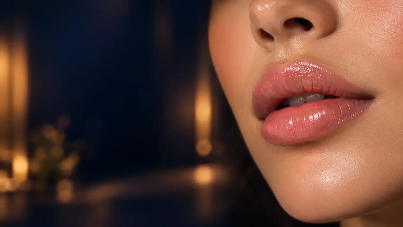 Lábios com cor natural após o Flow Lips, nanopigmentação labial em Sorocaba